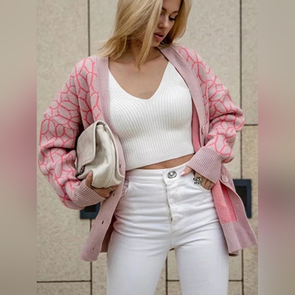 Button Up Long Sleeve Cardigan - Picture 3 of 6